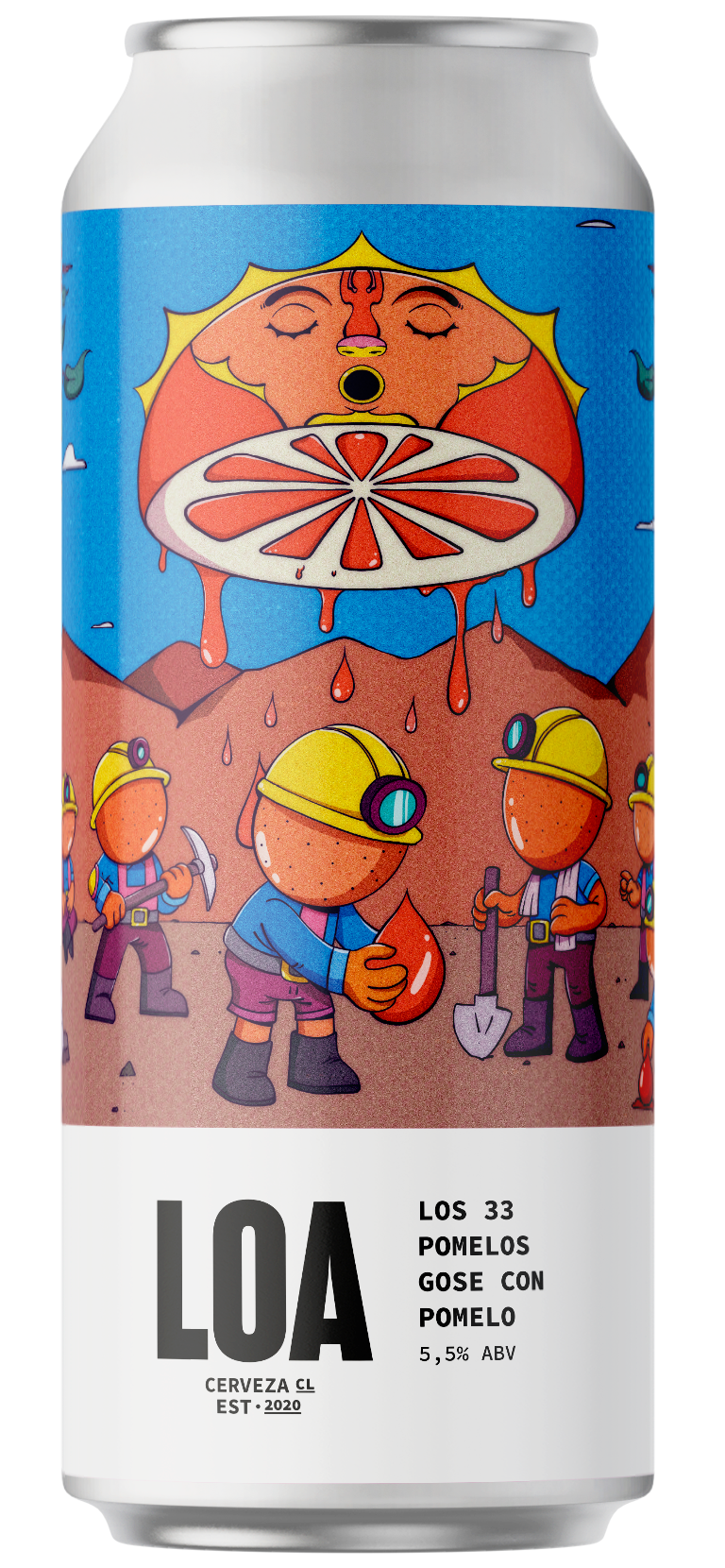 Cerveza Los 33 Pomelos - lata