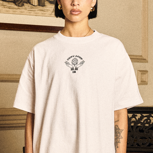 POLERA BLANCA | MORE AMOR X LOA